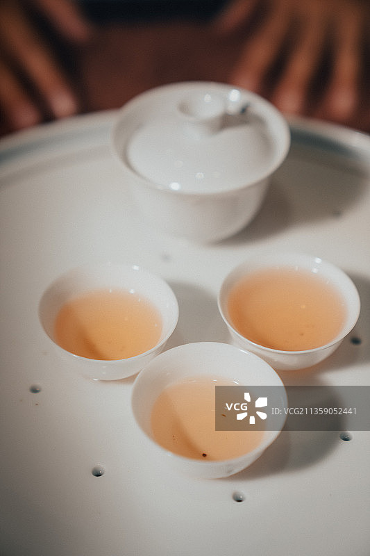 冲泡潮汕凤凰单丛图片素材