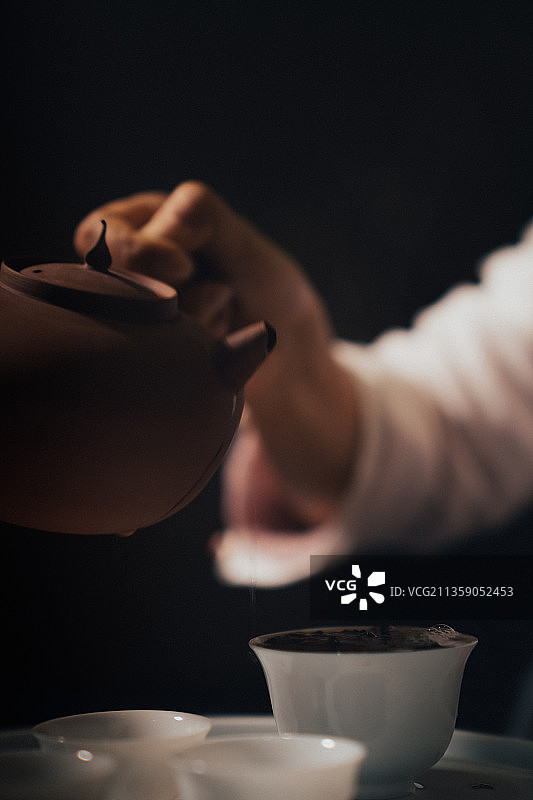 冲泡潮汕凤凰单丛图片素材