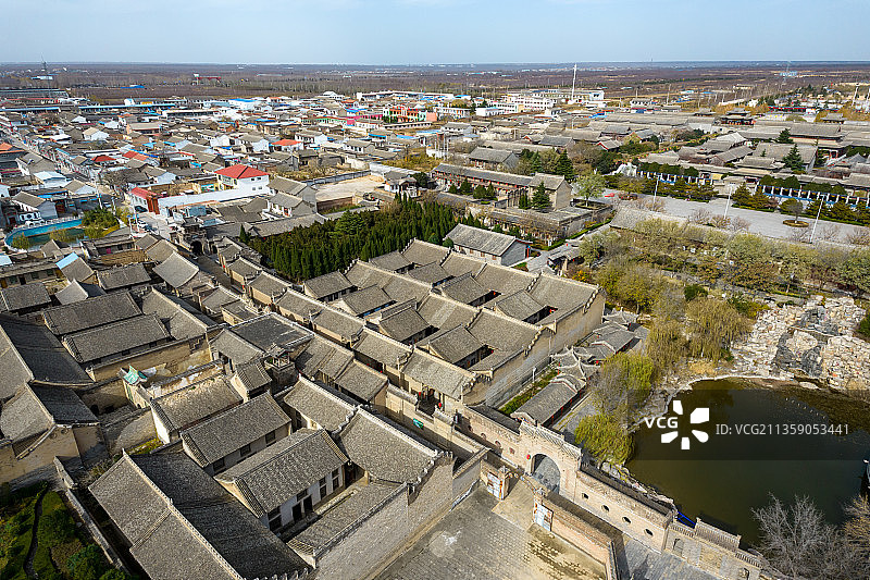 山西运城市万荣县李家大院图片素材