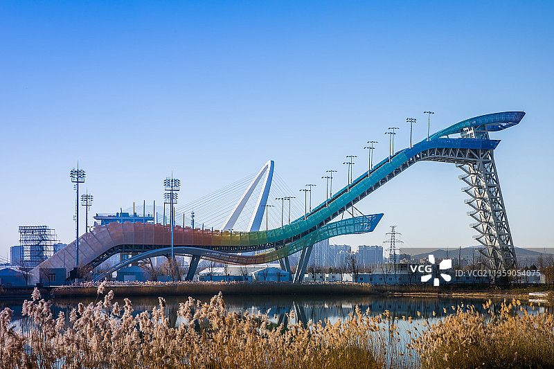 北京首钢滑雪大跳台图片素材