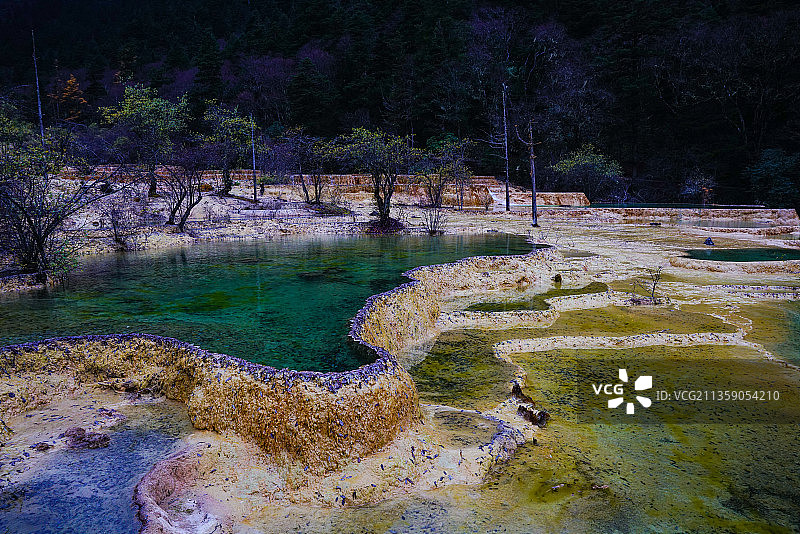 黄龙瑶池图片素材