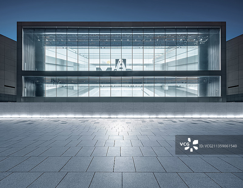 上海浦东美术馆夜景图片素材