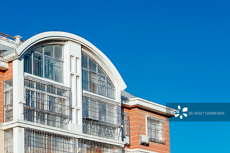 中国山东泰安居民楼图片素材