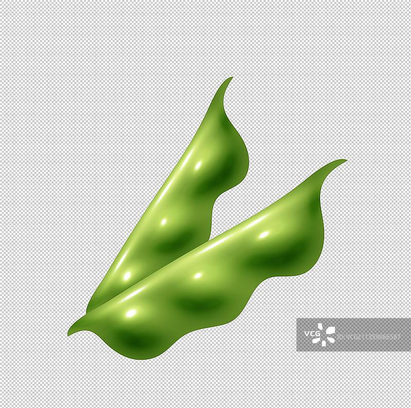 卡通四季豆图片素材