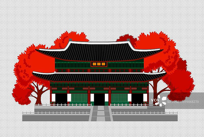 双层古城建筑图片素材