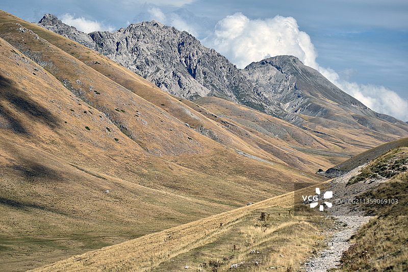 阿布鲁佐的壮丽山景，意大利图片素材