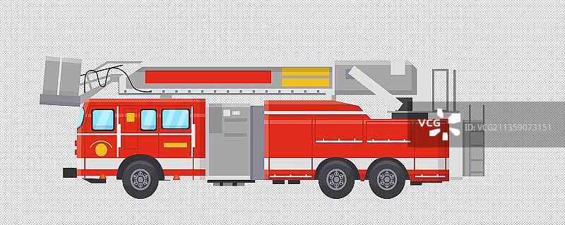 卡通救援车高清PNG元素图片素材