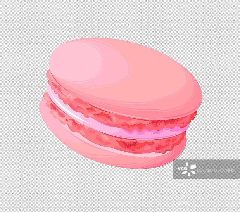 粉色夹心马卡龙图片素材