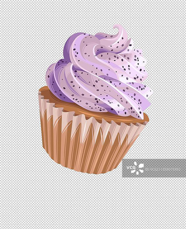 卡通纸杯蛋糕免抠元素图片素材
