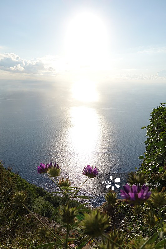 意大利雷焦卡拉布里亚帕尔米海天景色图片素材