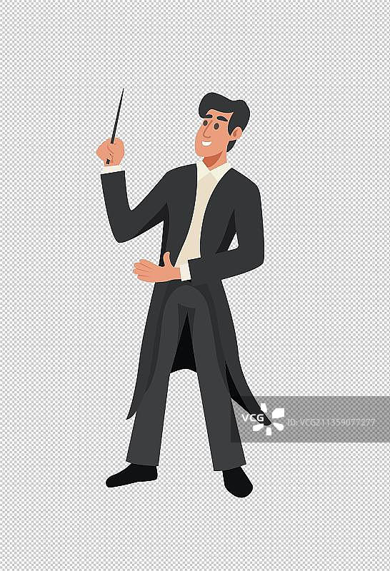 掌控音乐的指挥家图片素材