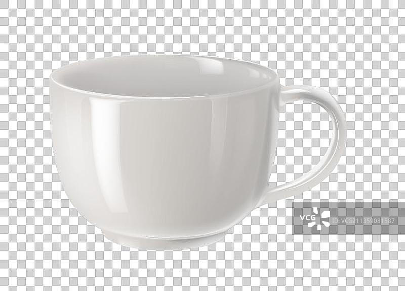 白色咖啡杯图片素材