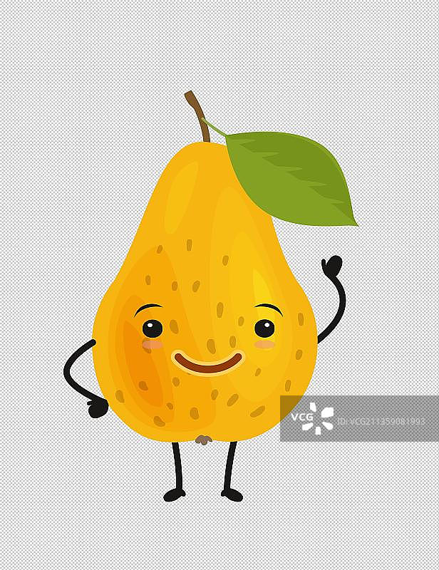 黄色梨子表情包图片素材