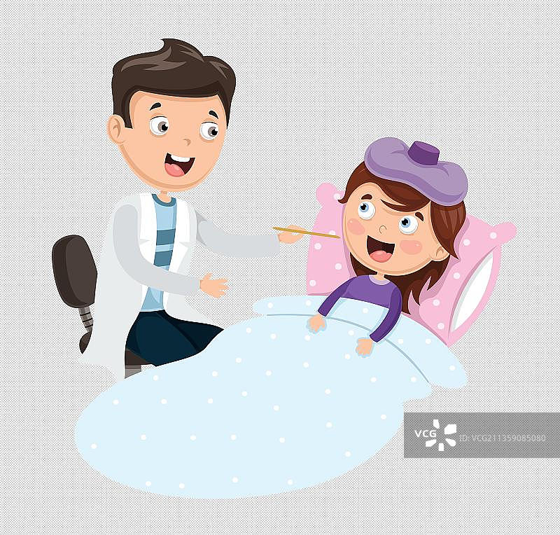 照顾生病的女性进食图片素材