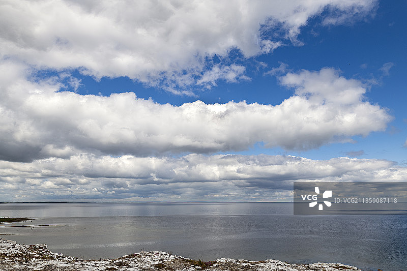 瑞典哥特兰岛格罗冈斯贝里特海景图片素材