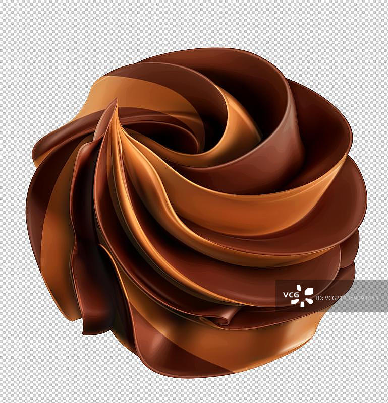 玫瑰红形状巧克力元素图片素材