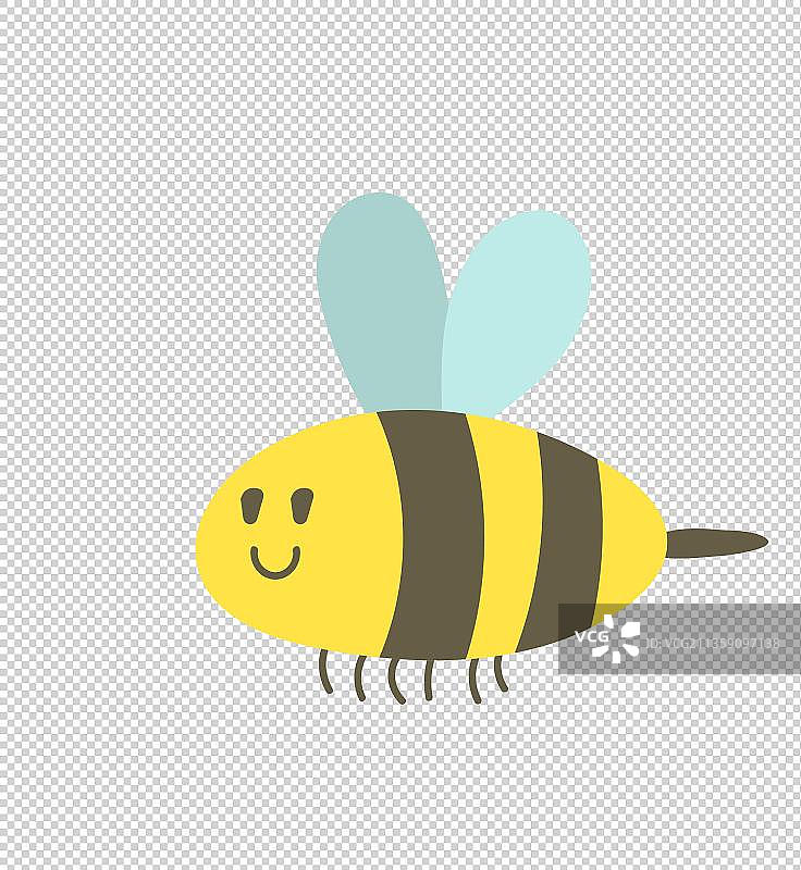 卡通蜜蜂图片素材