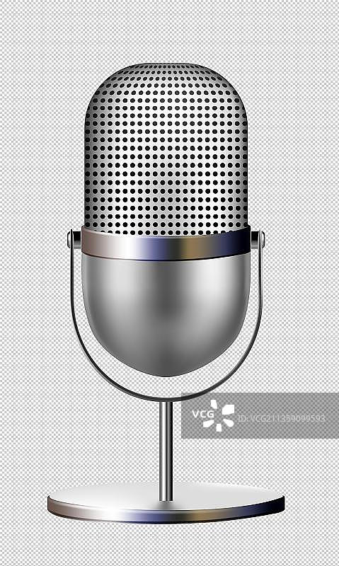 银色麦克风图片素材