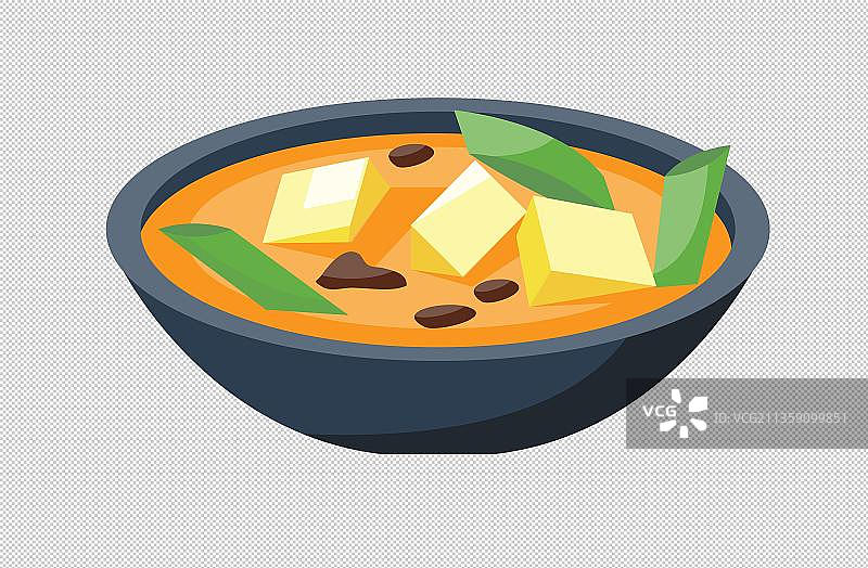 美食手绘元素-汤锅图片素材