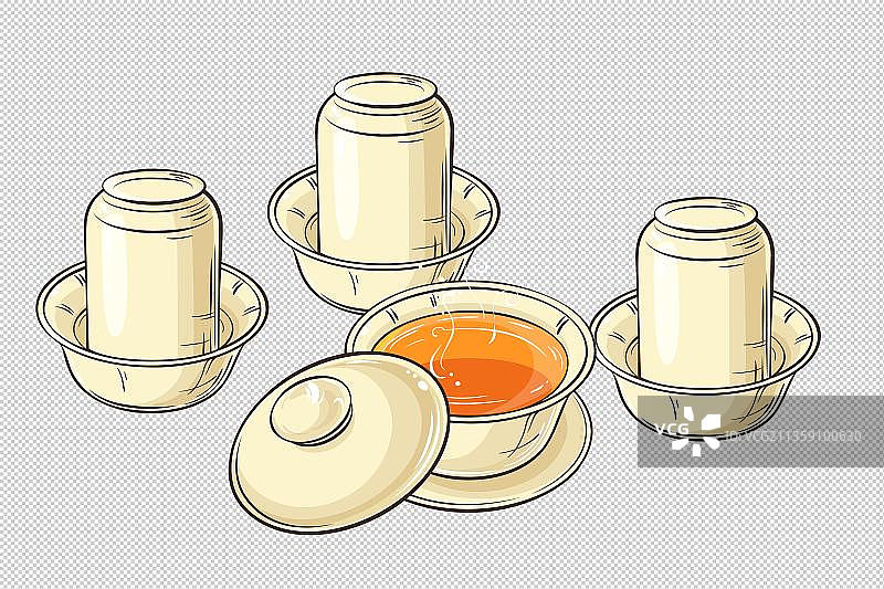 颜色金黄的茶汤图片素材