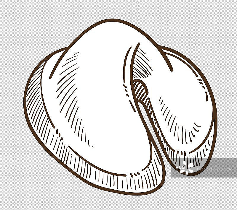 简笔画馄饨元素图片素材