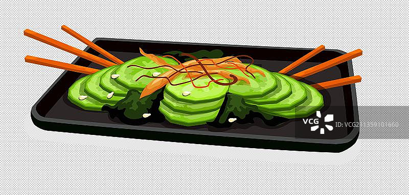 卡通素菜美食素材图片素材