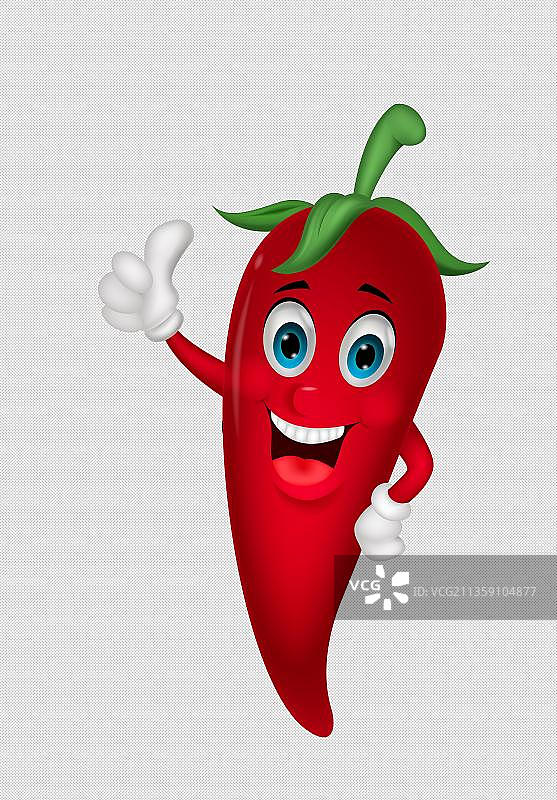 辣椒比棒表情包元素图片素材