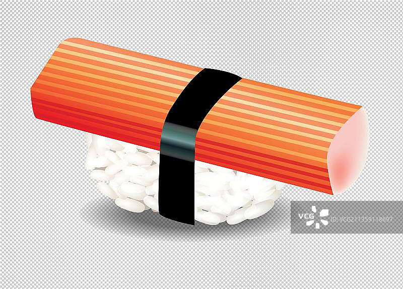 蟹柳棒寿司免抠元素图片素材