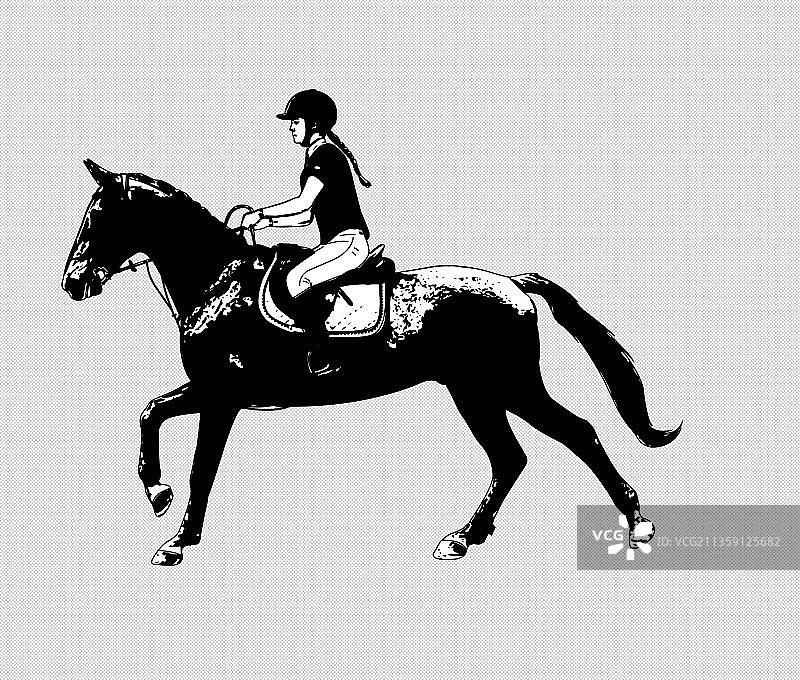 骑马运动男人图片素材