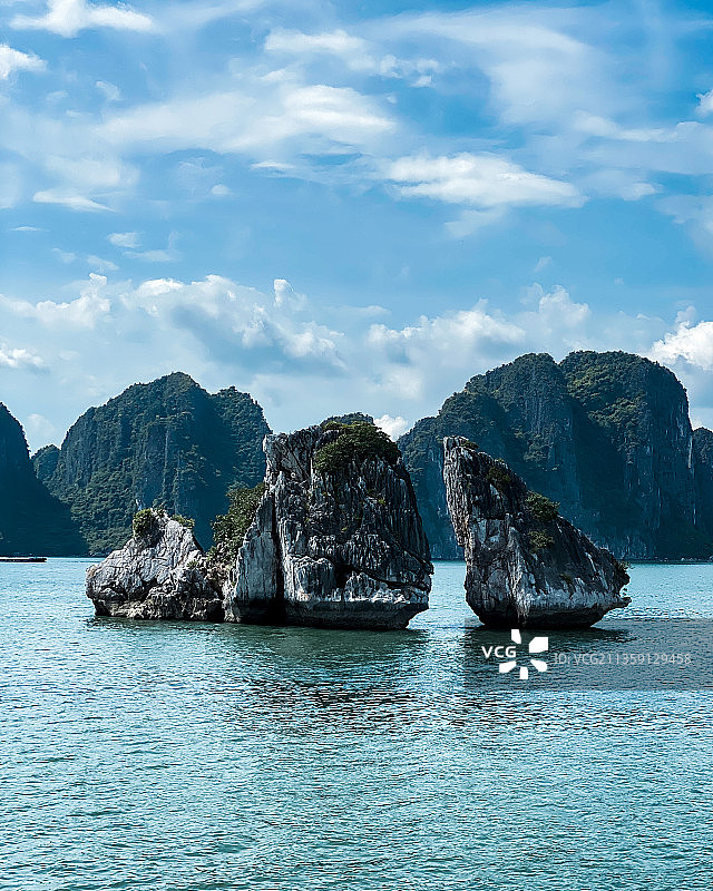 越南岩石海景图片素材