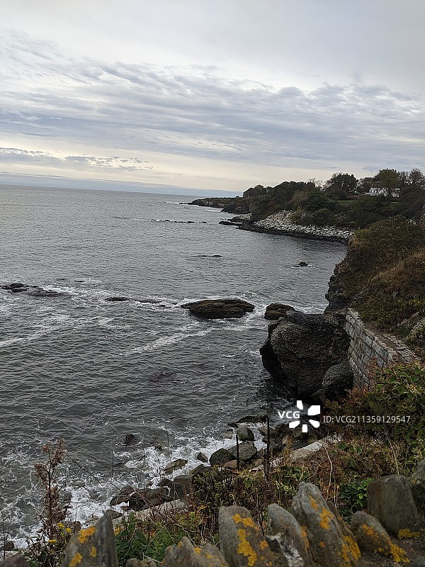 美国纽波特海天一色美景图片素材