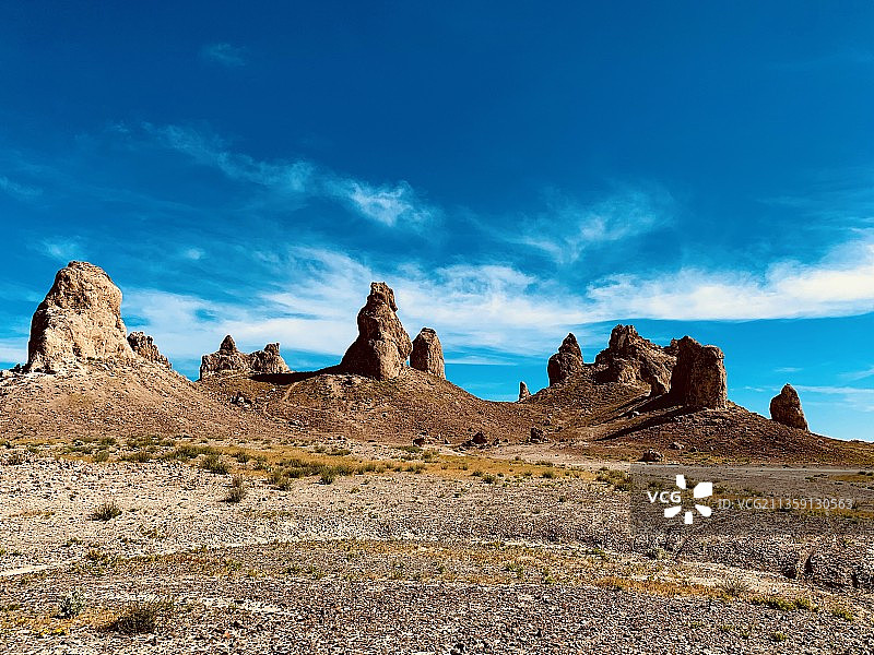特罗纳尖峰风光全景，美国加利福尼亚州图片素材