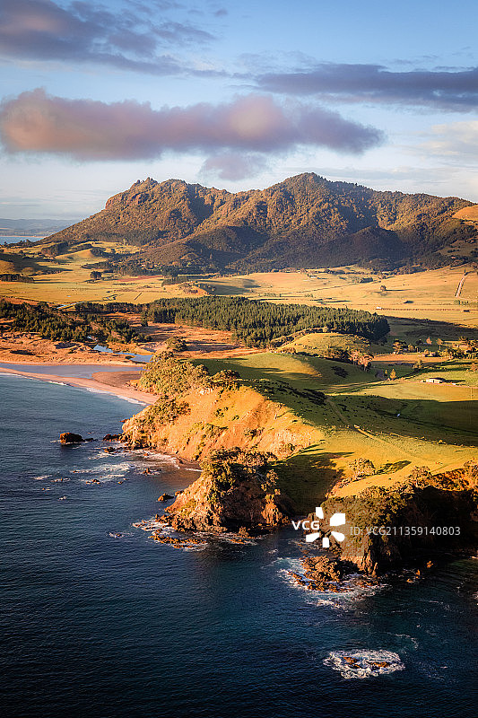 新西兰旺加雷海景风光图片素材