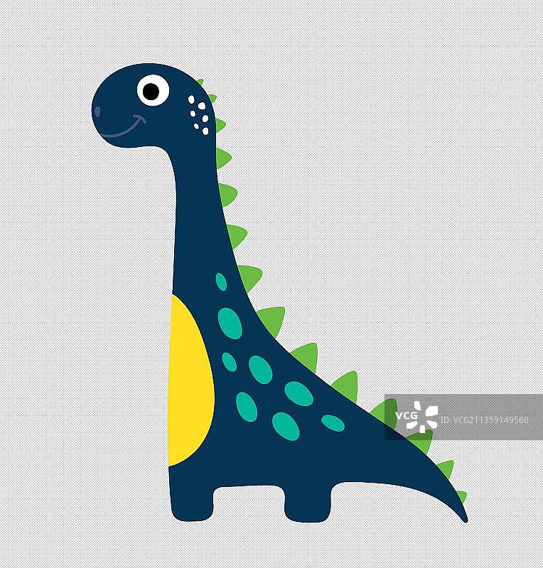 侏罗纪蓝色恐龙图片素材