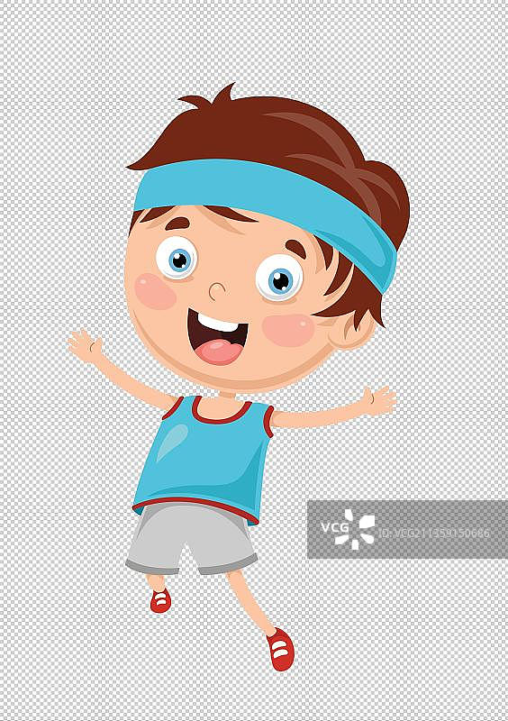 运动服男孩元素图片素材