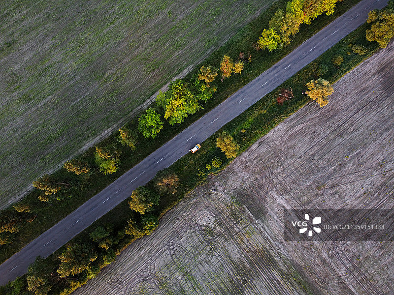 乌克兰基辅州农田航拍图片素材