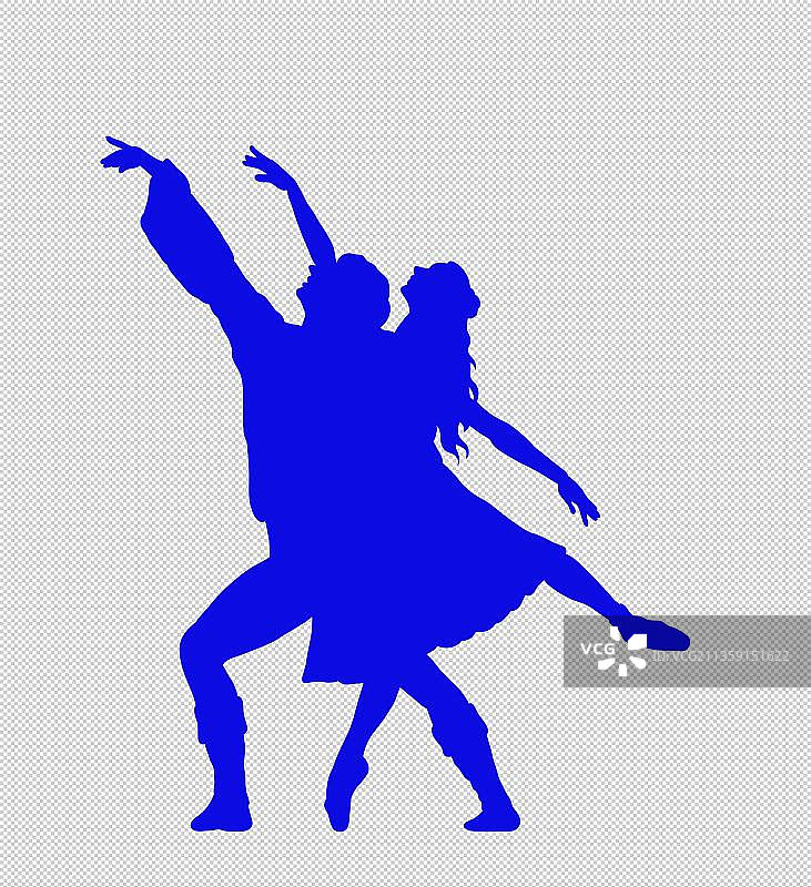 翩翩起舞的双人舞建议图片素材