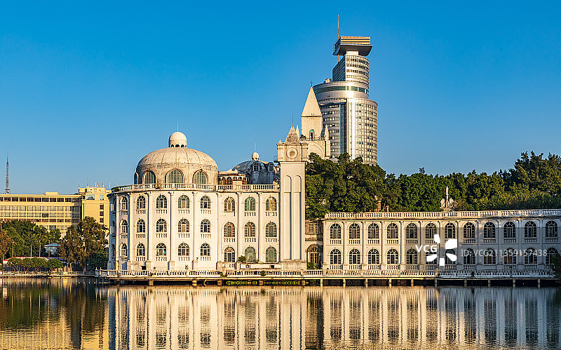 广州流花湖白宫公园图片素材