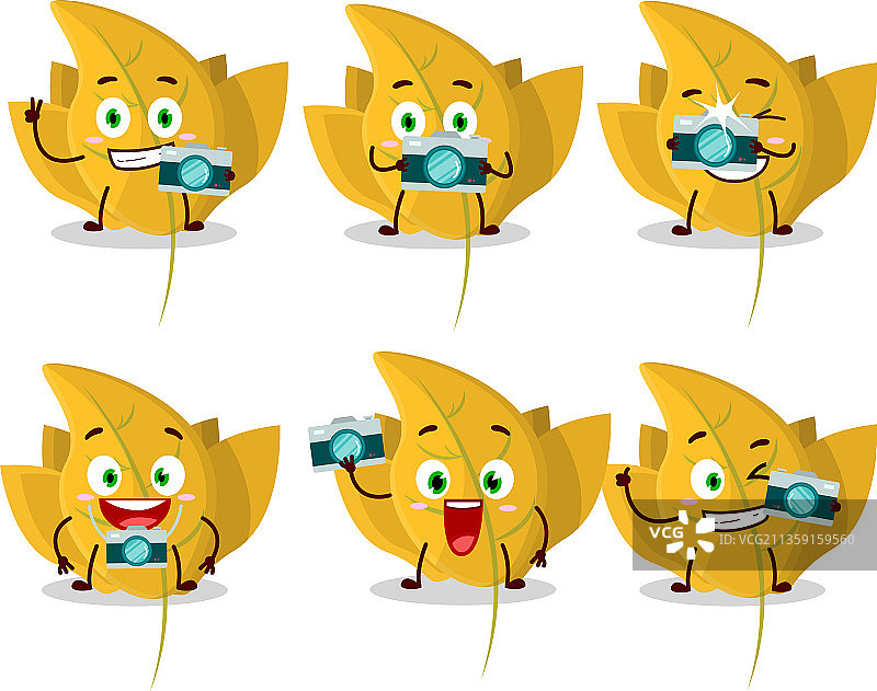 摄影师职业表情，欧洲坚果主题图片素材