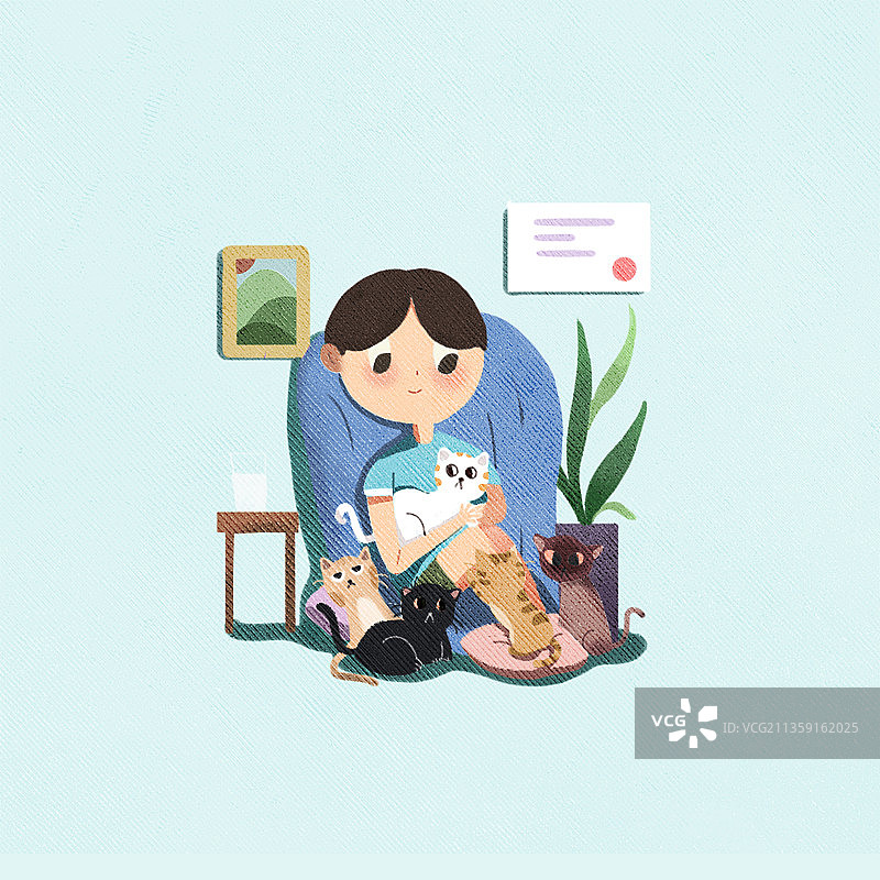 治愈系图片素材