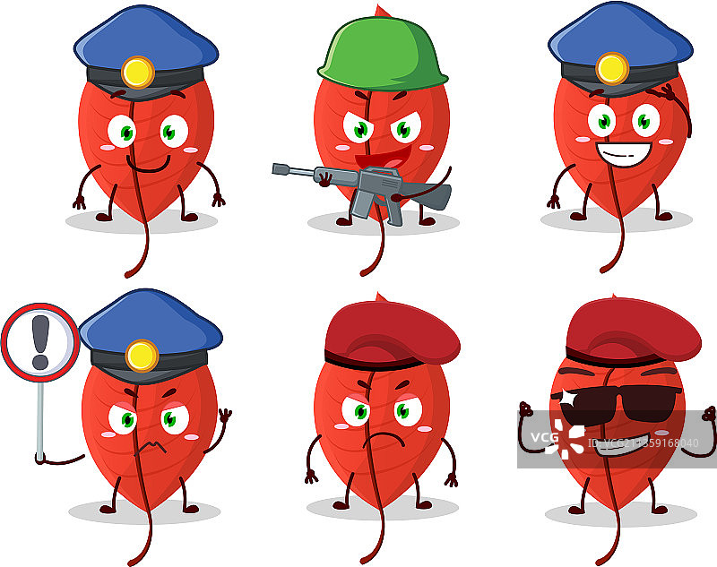 鹅耳枥树叶敬业警官图片素材