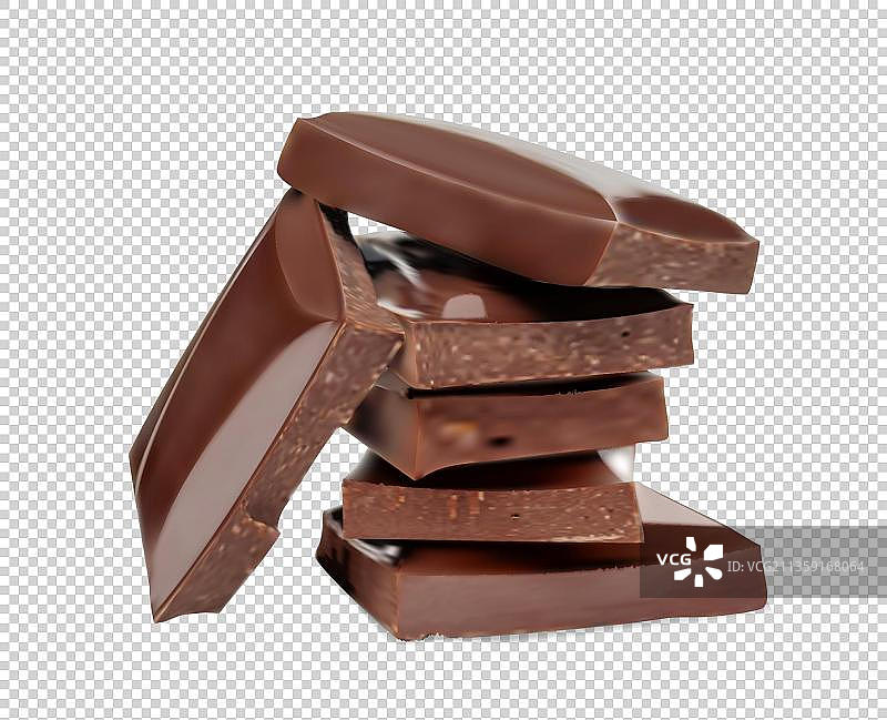 黑巧克力元素图片素材