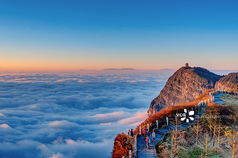 峨眉山风景图片素材