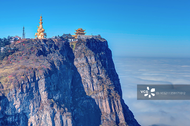 峨眉山风景图片素材