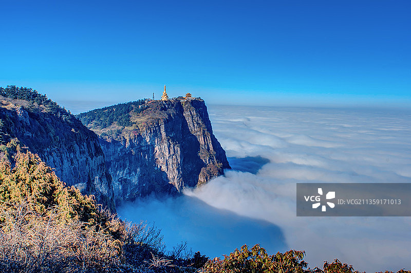 峨眉山风景图片素材