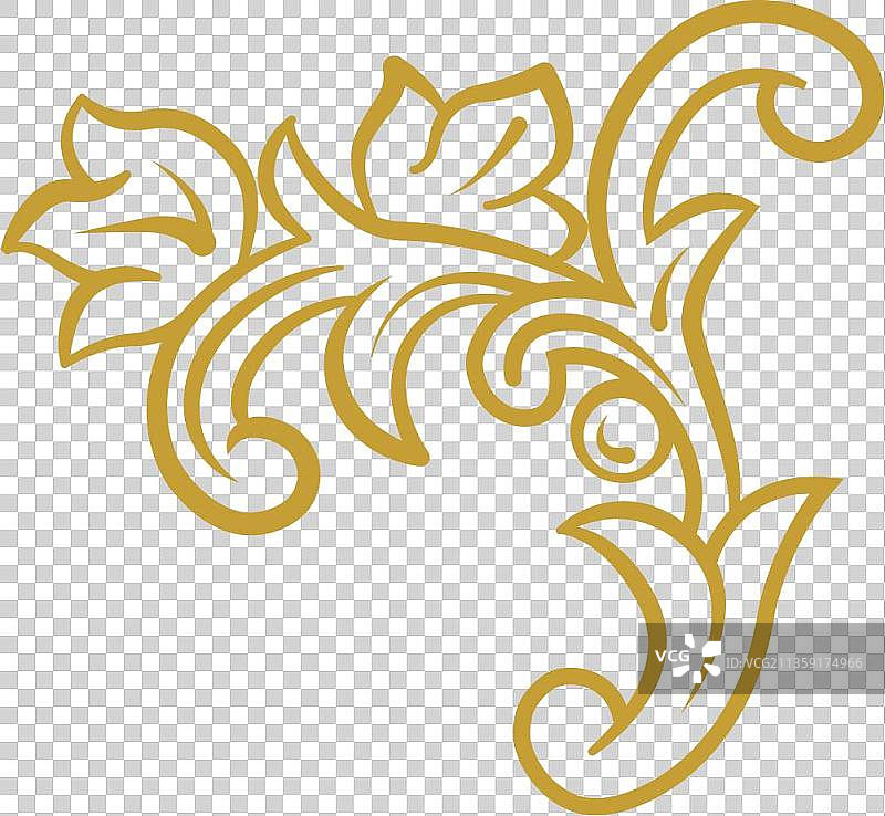 曲线美装饰花纹图片素材