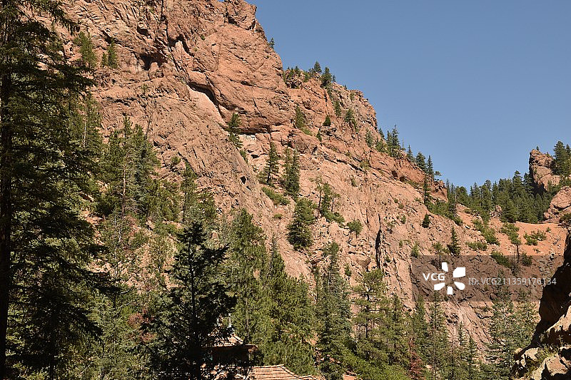 美国科罗拉多州丹佛落基山脉低角度景观图片素材