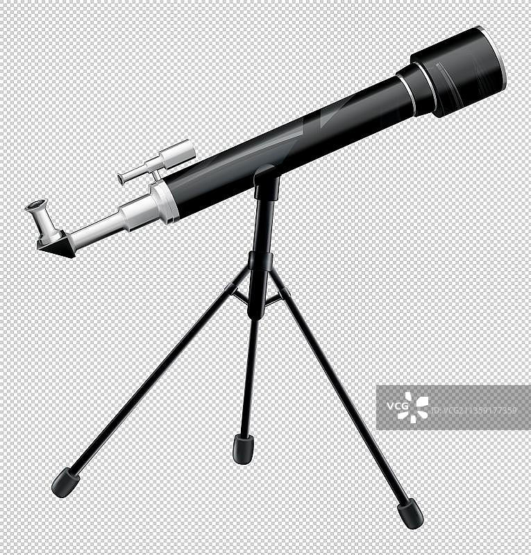 观测星空望远镜图片素材