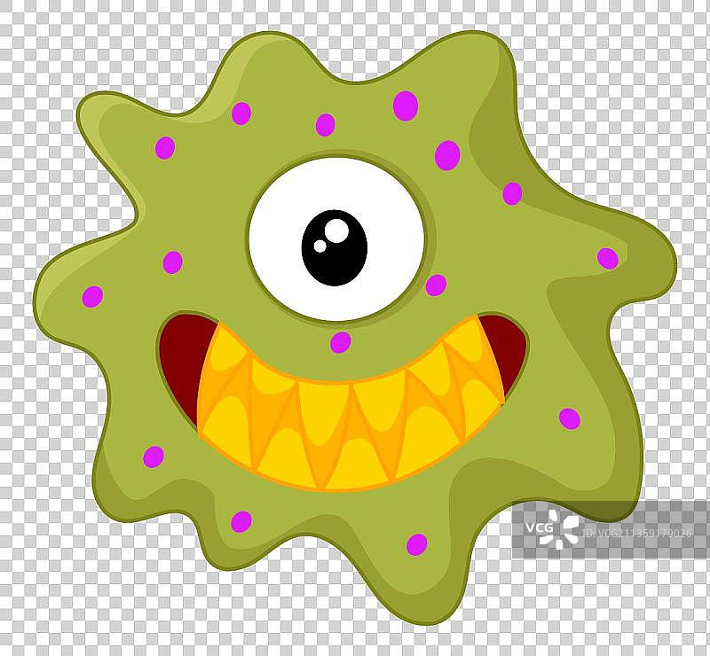 绿色细菌元素图片素材