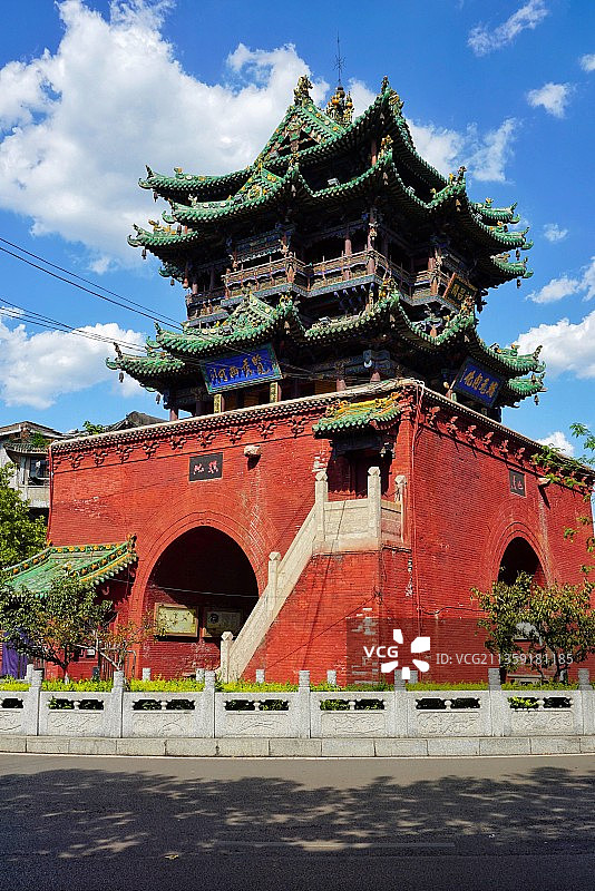 临汾霍州鼓楼图片素材